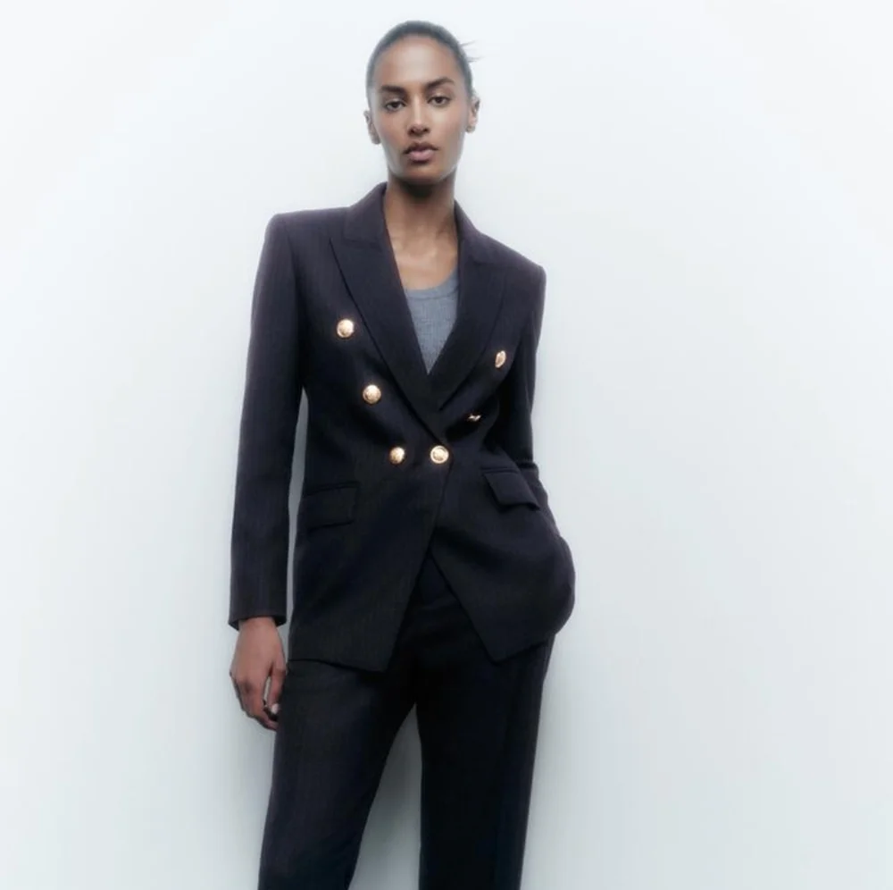 Zara pinstripe blazer - Picture 3 of 7